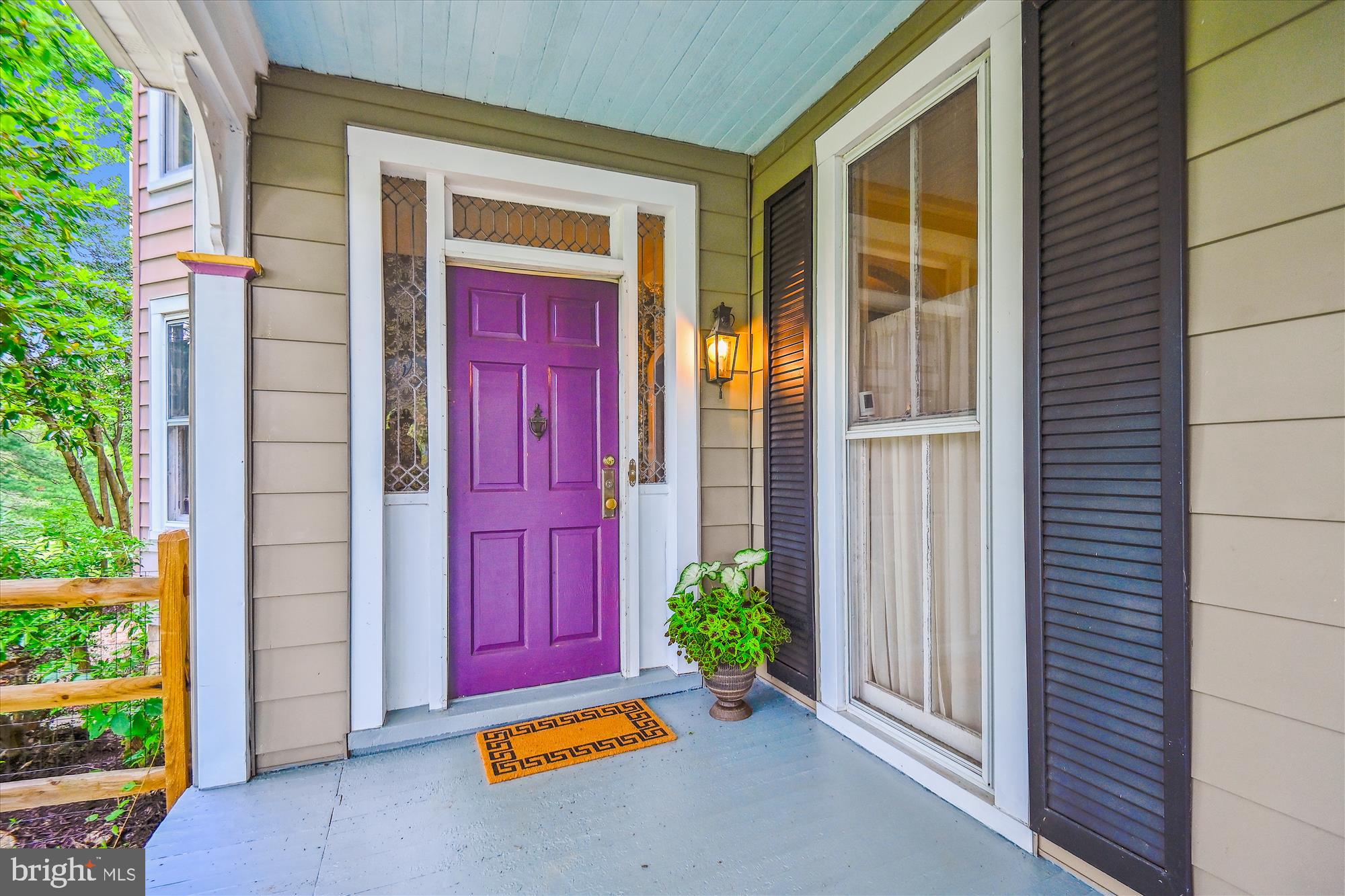 Gracious Covered Front Door