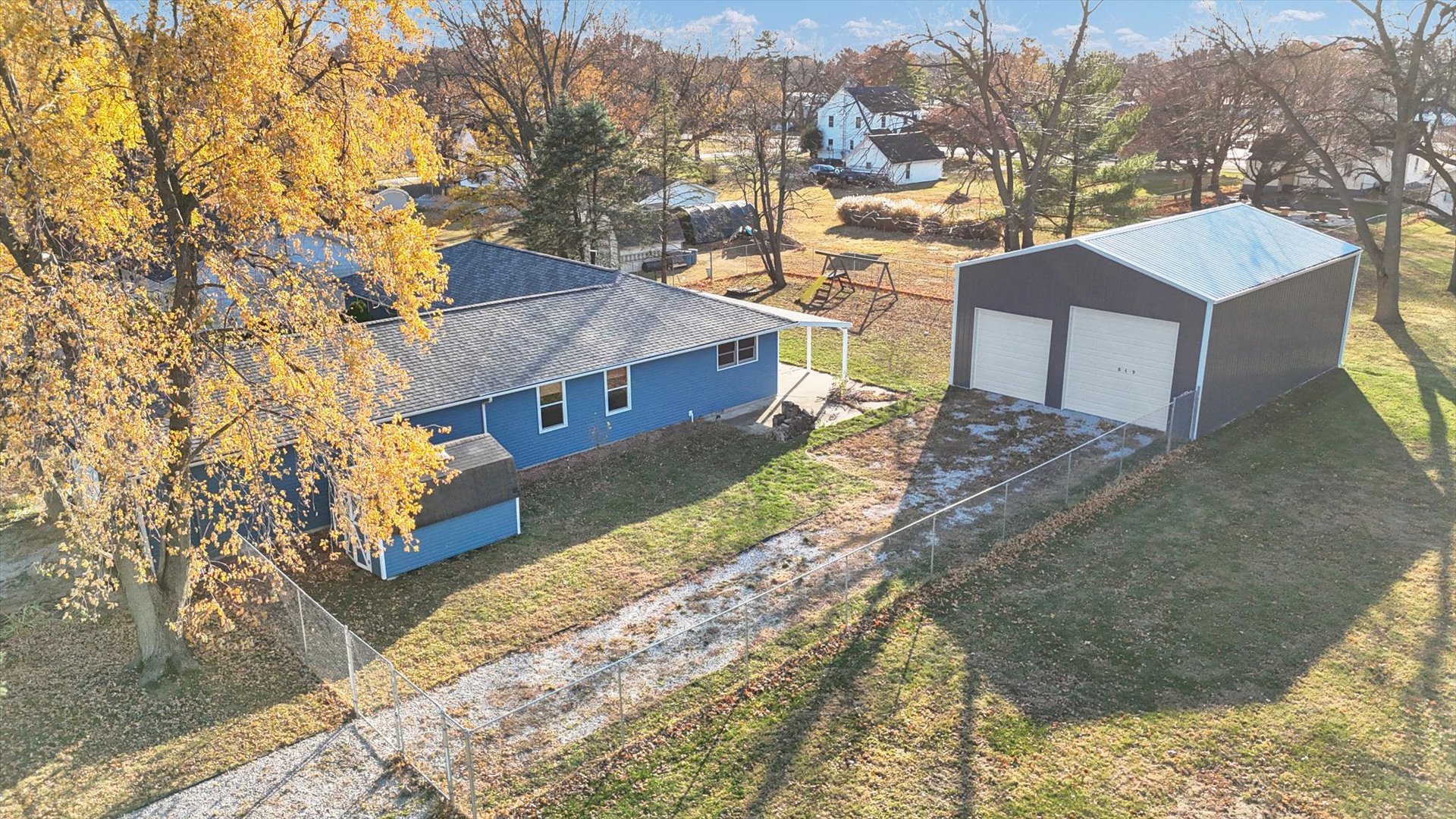 849 North Piatt Street Bement, IL 61813 - Photo 2 of 41 a view of a house with a yard