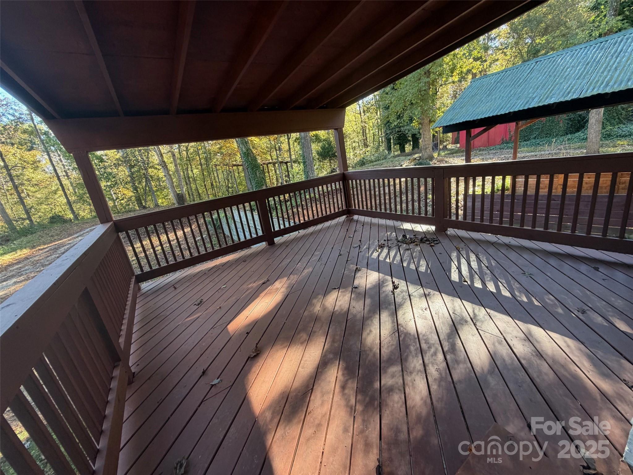 1470 Requa Road Cherryville, NC 28021 - Photo 24 of 28 a view of deck with wooden floor