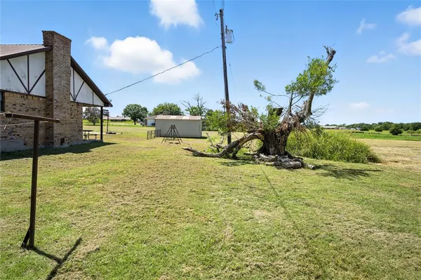 a view of a lake with a city