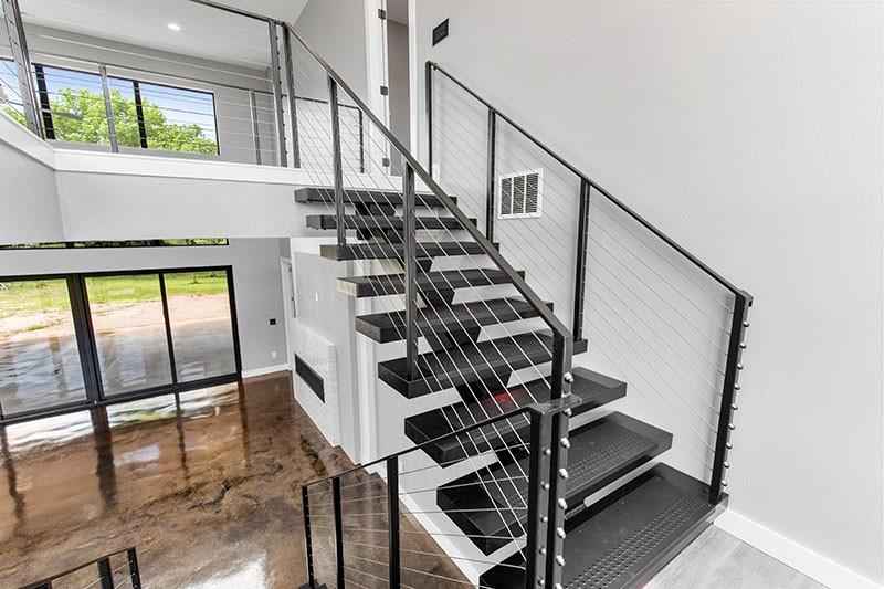 186 Martin Lane Sadler, TX 76264 - Photo 32 of 39 a view of entryway and hall with wooden floor