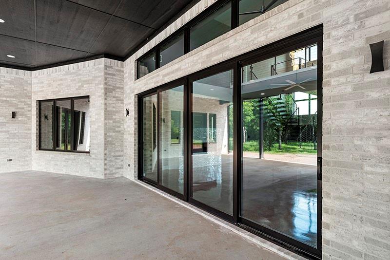 186 Martin Lane Sadler, TX 76264 - Photo 35 of 39 a view of a building from a glass door