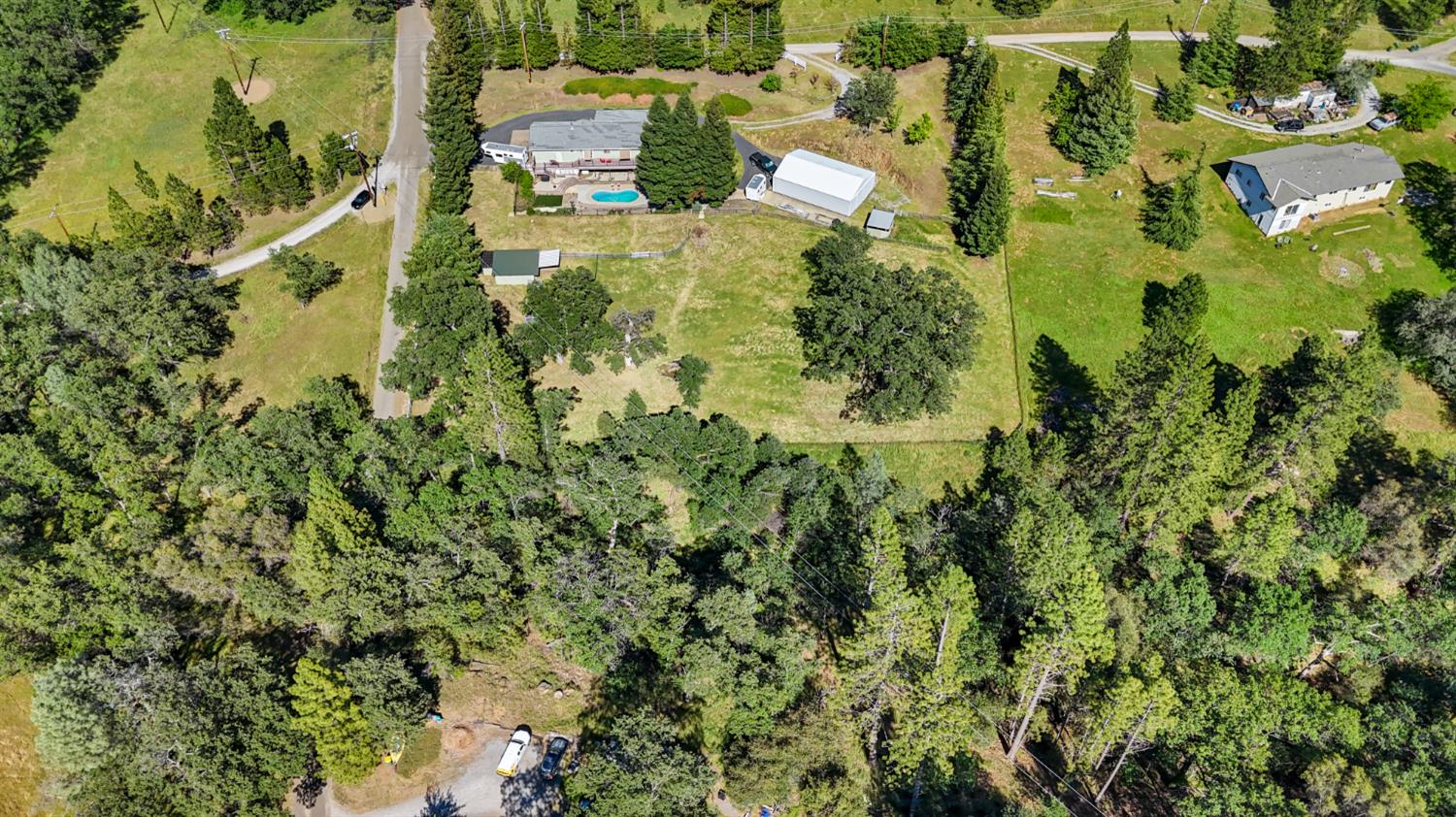 0 Hoot Owl Ravine Road Placerville, CA 95667 - Photo 13 of 20 an aerial view of residential houses with outdoor space and trees