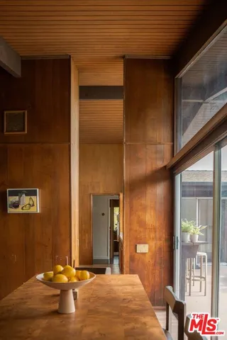 a view of a door of the house