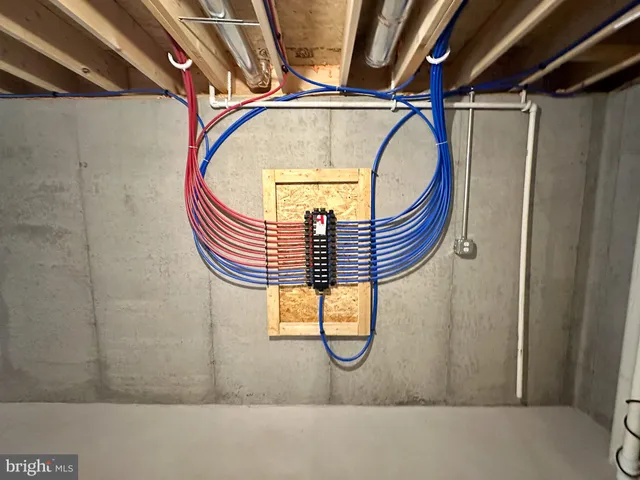 a view of a closet area