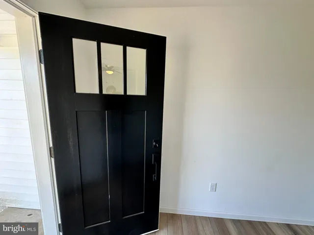 a view of front door