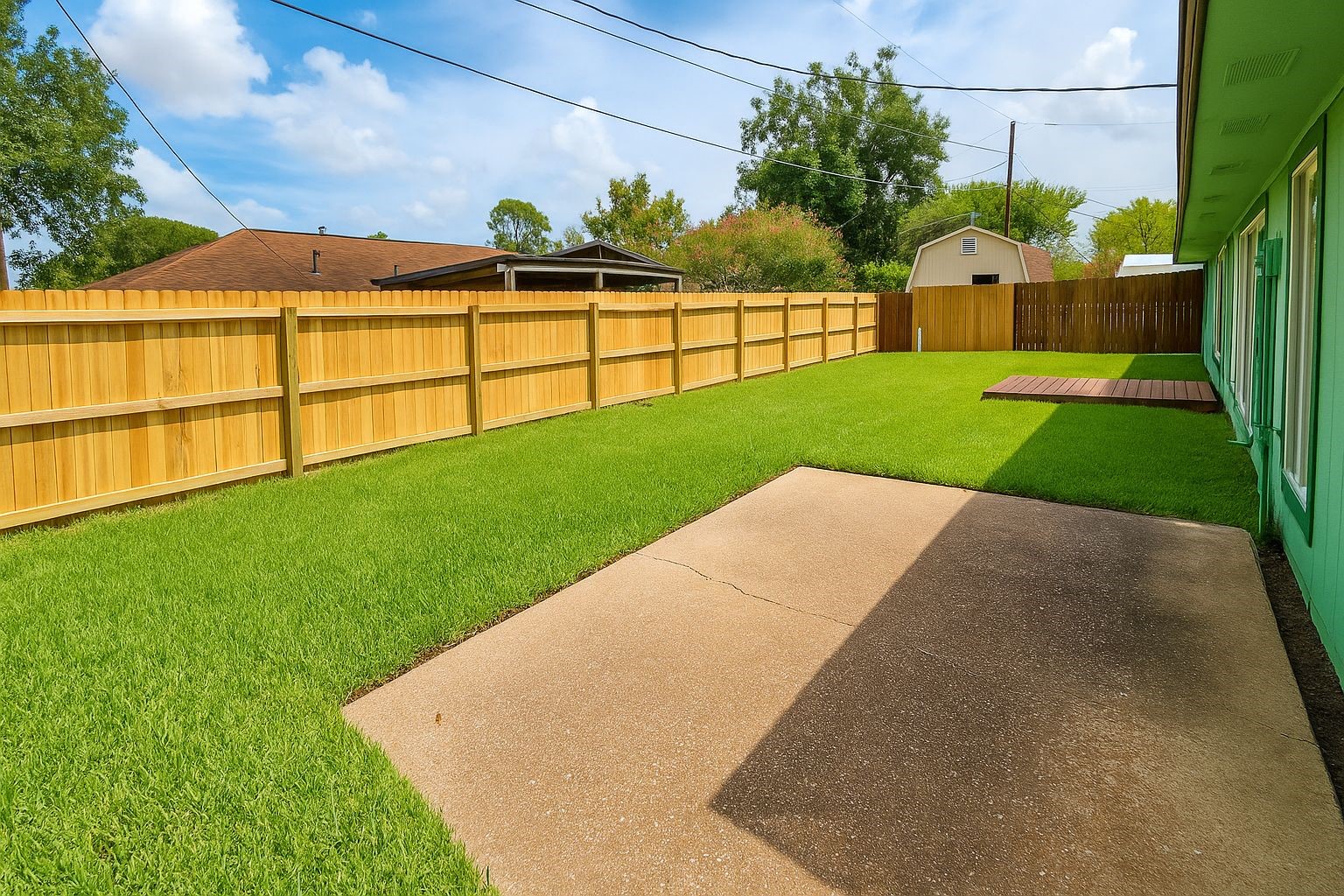 9735 Stonemont Road La Porte, TX 77571 - Photo 11 of 11 a view of yard with swimming pool