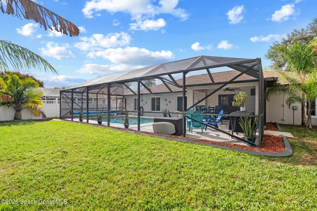 a view of outdoor space and deck