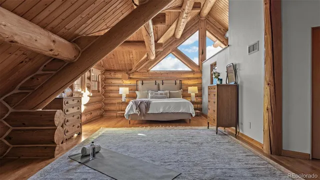 a view of car parked in garage