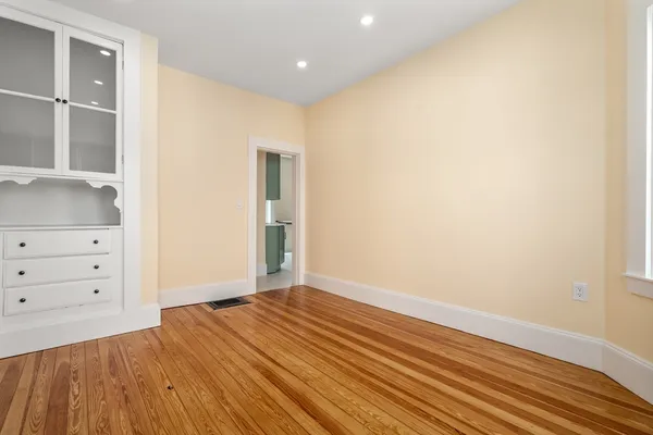 wooden floor in an empty room