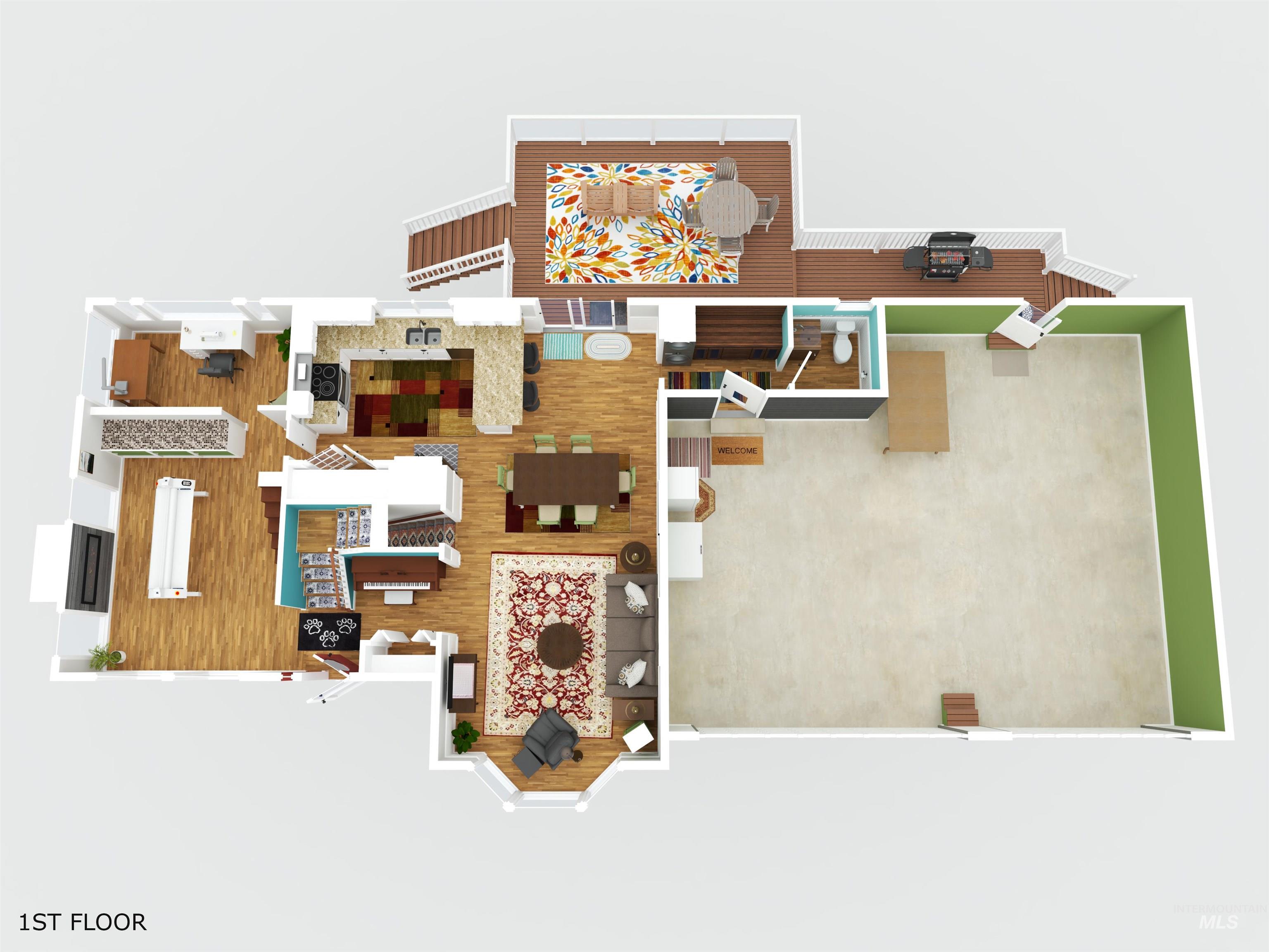 2435 Arborcrest Road Moscow, ID 83843 - Photo 49 of 50 View of home floor plan