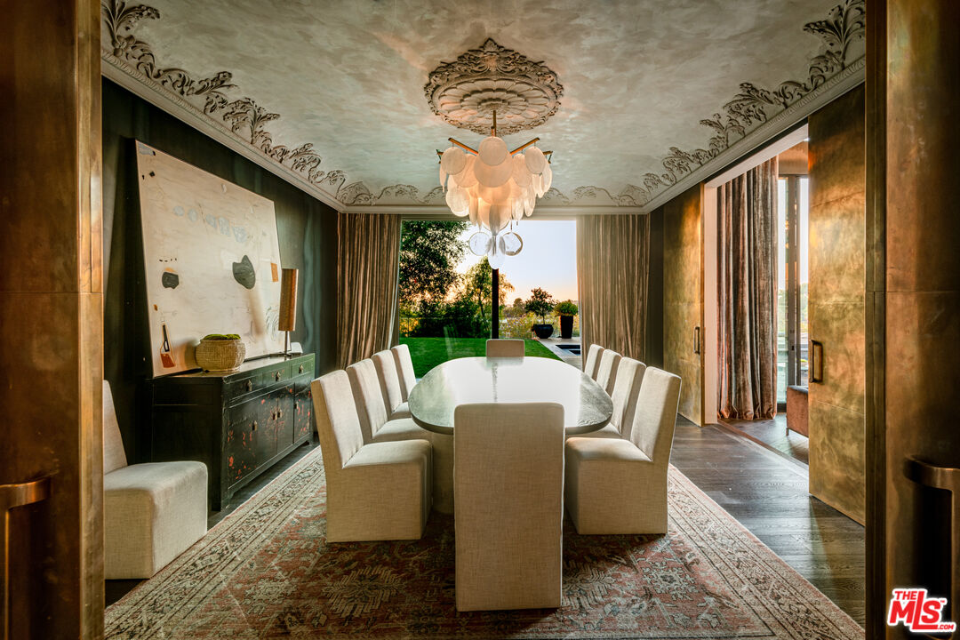 9152 Janice Place Beverly Hills, CA 90210 - Photo 5 of 18 a view of a dining room with furniture window and outside view
