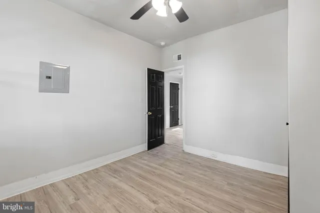 wooden floor in an empty room