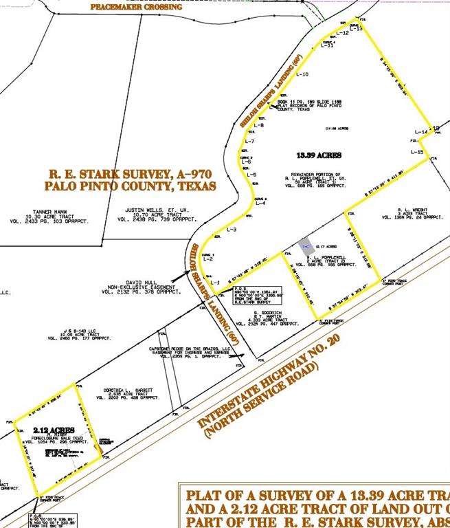 20 Interstate Santo, TX 76472 - Photo 16 of 16 Parcel map