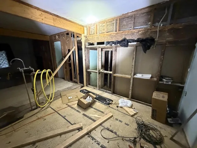 a close view of appliances