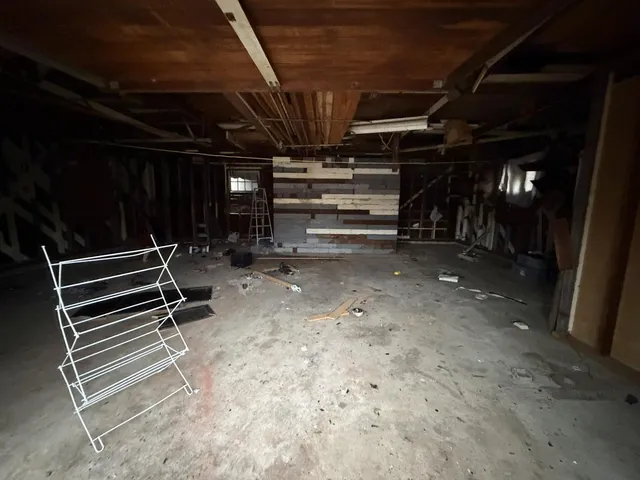 a view of room with stairs