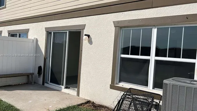 a view of front door