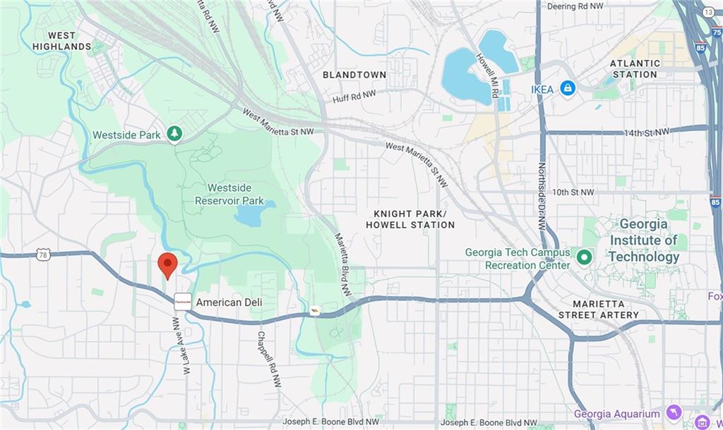 725 Matilda Place Northwest Atlanta, GA 30318 - Photo 28 of 28 a picture of a bedroom with a bed