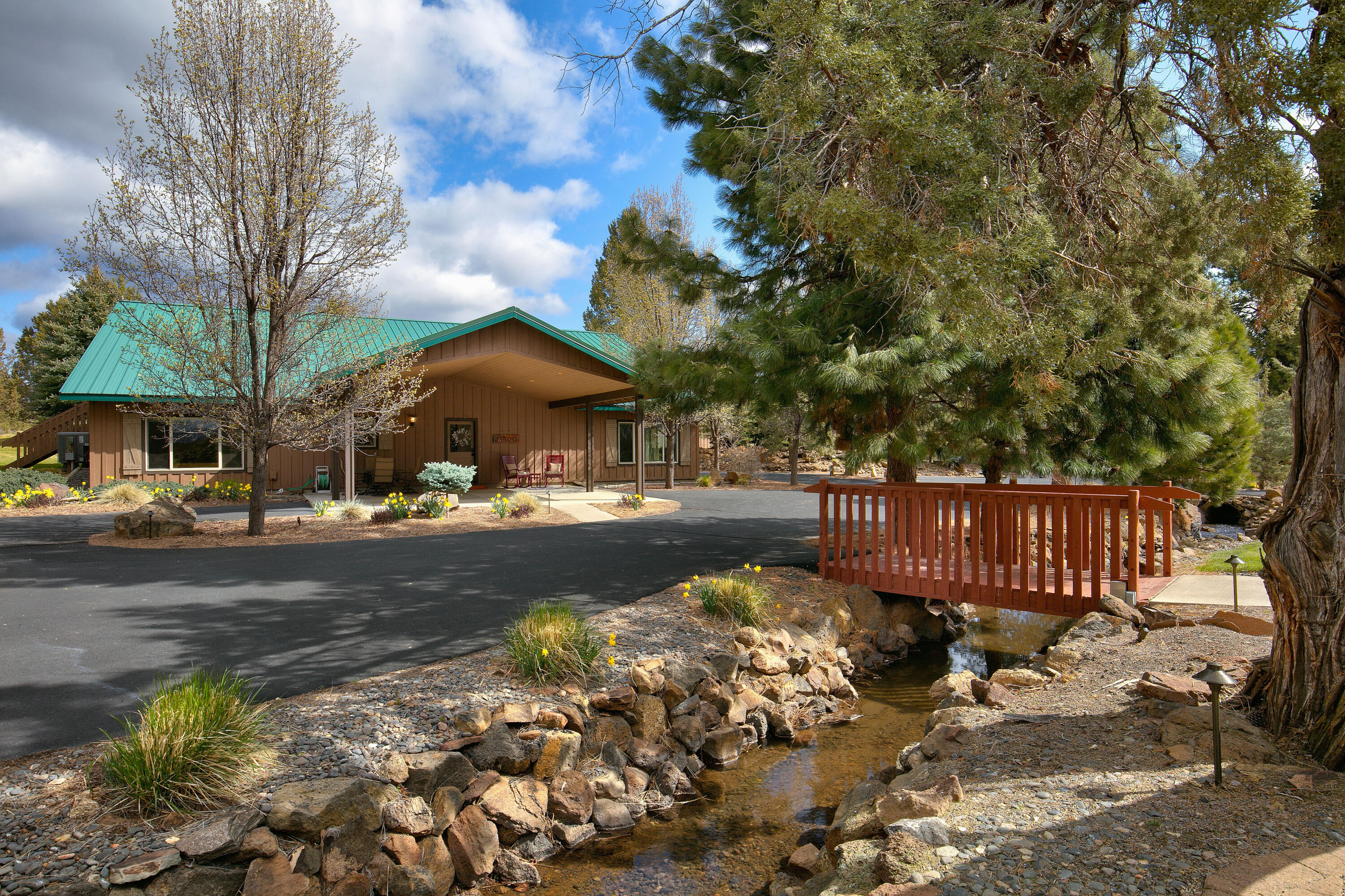 69015 Hurtley Ranch Road Sisters, OR 97759 - Photo 57 of 88 Foot bridge over seasonal creek to guest area