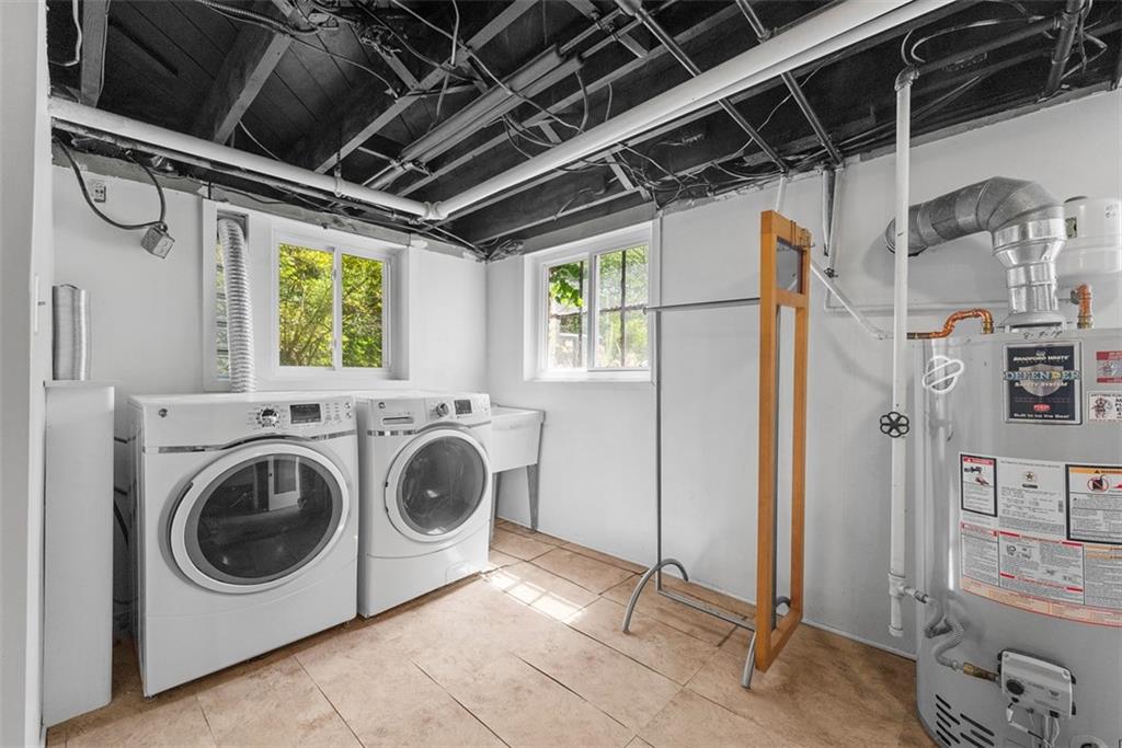 853 West Ingomar Road Pittsburgh, PA 15237 - Photo 33 of 50 There is even a laundry chute that comes from the 2nd floor down to the laundry on the lower level. Both washer and dryer are included in the sale.
