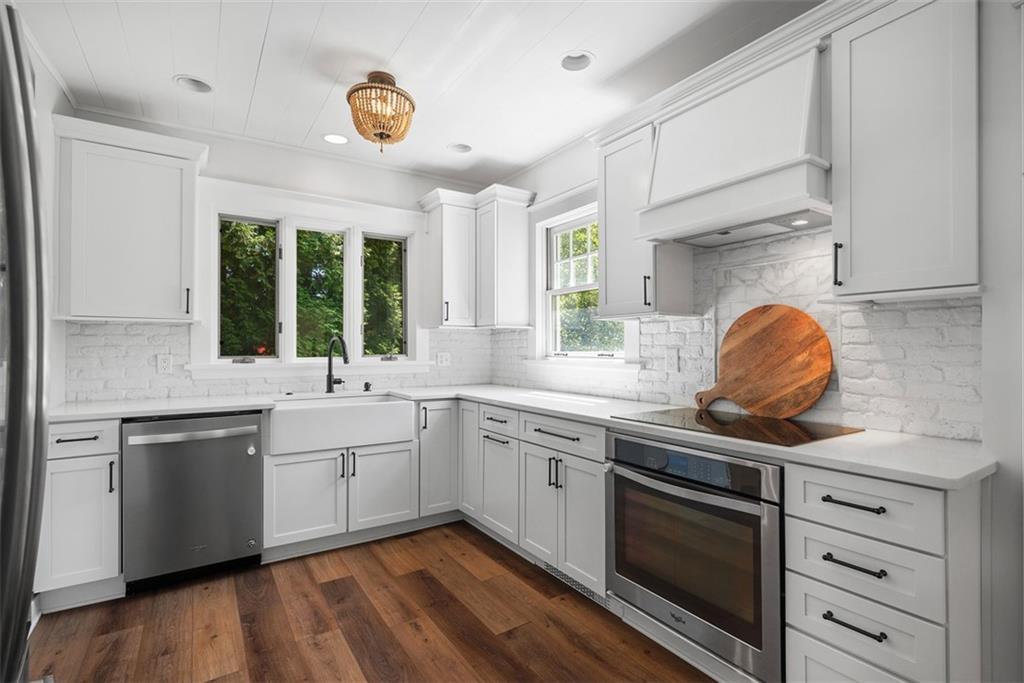 853 West Ingomar Road Pittsburgh, PA 15237 - Photo 5 of 50 Check out the finer details of multiple recessed lights, shiplap ceiling boards, and the in demand vented hood that goes to the outside.