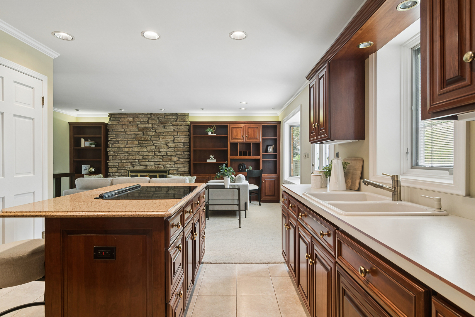 572 East Monterey Road Palatine, IL 60074 - Photo 12 of 27 a kitchen with a sink stove and cabinets