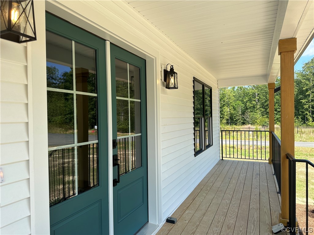 12037 Corte Castle Road Chesterfield, VA 23838 - Photo 3 of 48 a view of balcony with wooden floor