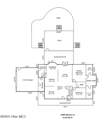 $1,050,000 | 1408 Halcyon Lane, Wilmington, NC 28411