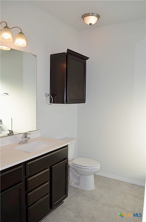 2606 Cortona Street Harker Heights, TX 76548 - Photo 20 of 40 a bathroom with a sink a toilet and mirror