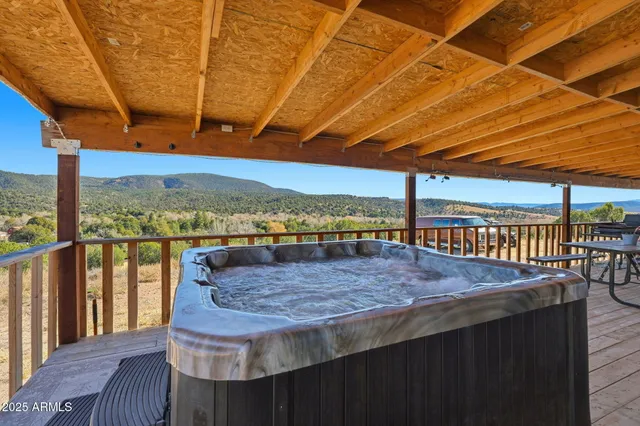 a view of a roof deck