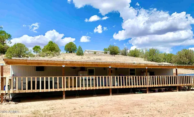 a view of a roof deck