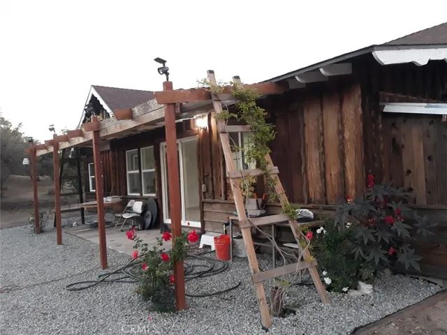 a view of a house with patio