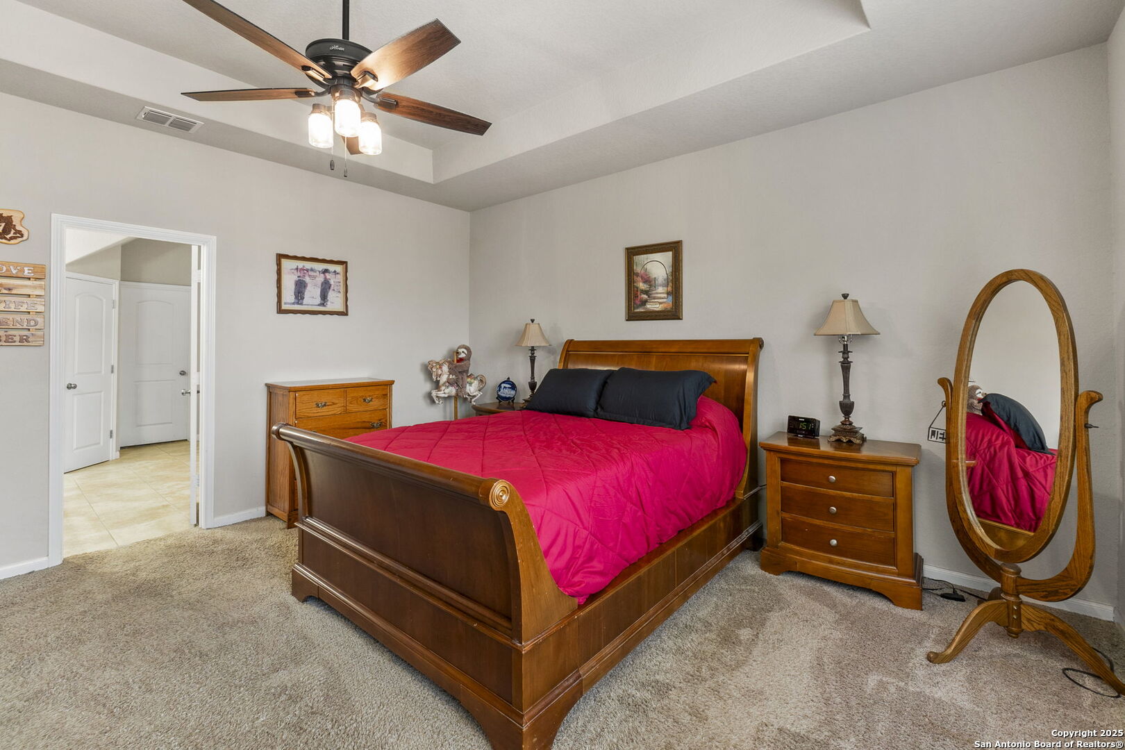 10343 Rosalina Loop Converse, TX 78109 - Photo 20 of 38 a bedroom with two beds and a desk
