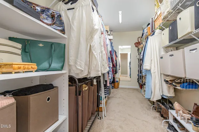 a view of walk in closet