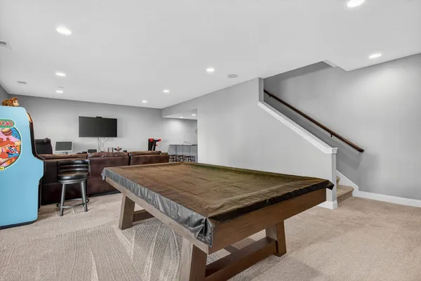 an aerial view of a city with lots of residential buildings