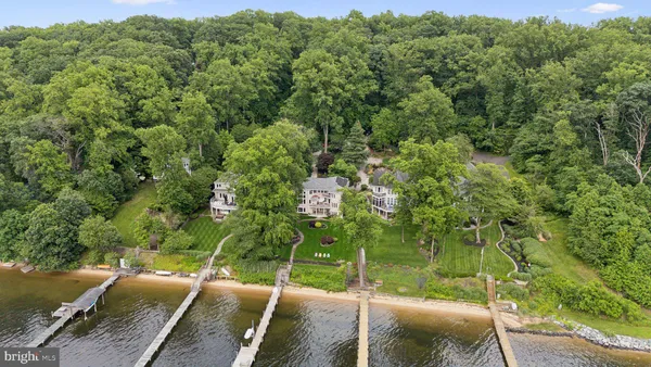 a view of a book with a yard