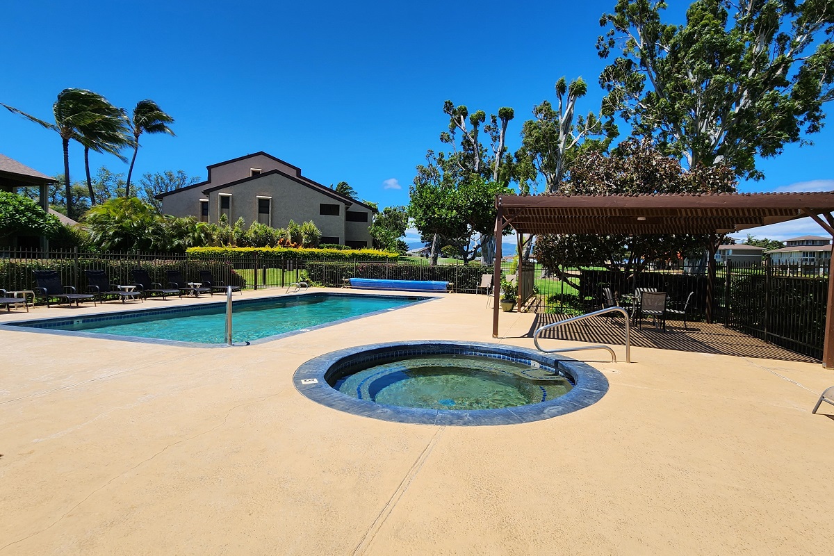 68-3840 Lua Kula Street, Unit D203 Waikoloa, HI 96738 - Photo 24 of 30 an outdoor space with swimming pool and furniture