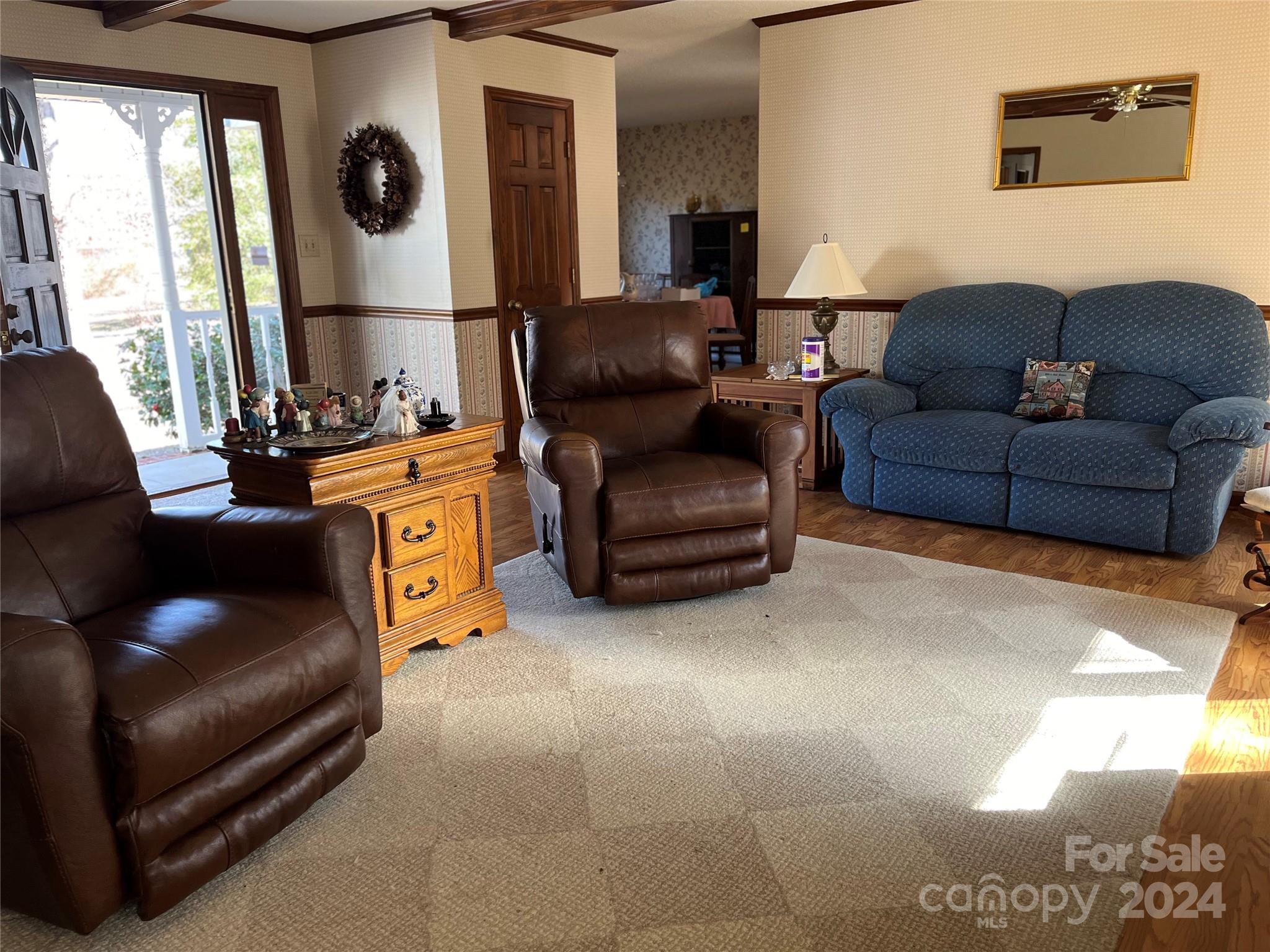 2239 Tryon Courthouse Road Bessemer City, NC 28016 - Photo 13 of 26 a living room with furniture and a window