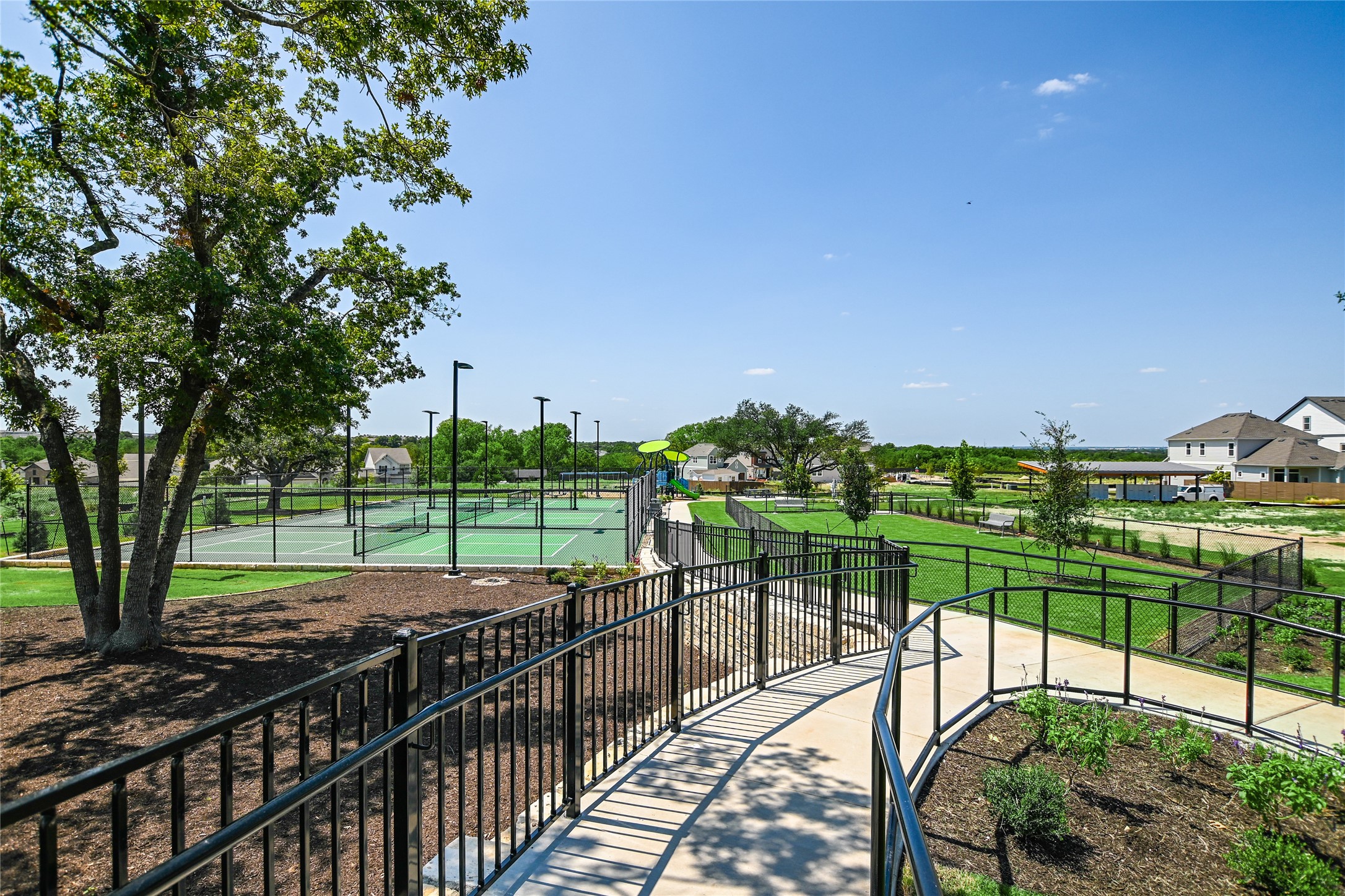 821 Nadal Path Round Rock, TX 78664 - Photo 9 of 18 Double Creek Dog Park - Pickleball Courts (Top View)