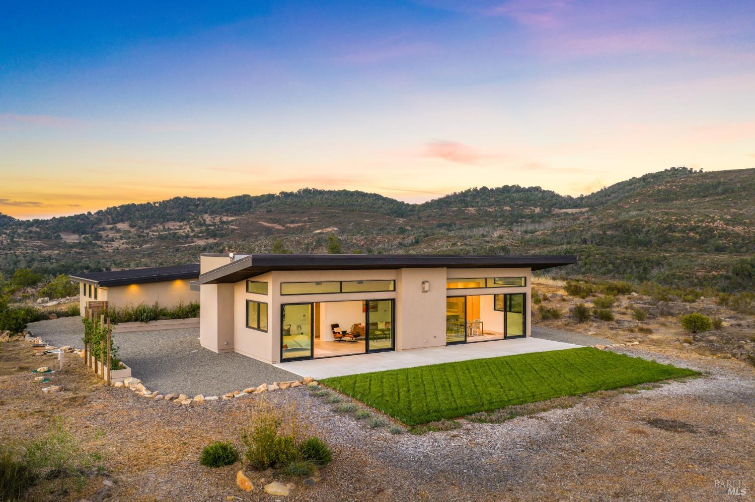 3400 Atlas Peak Road Napa, CA 94558 - Photo 29 of 34 a view of house with mountain view