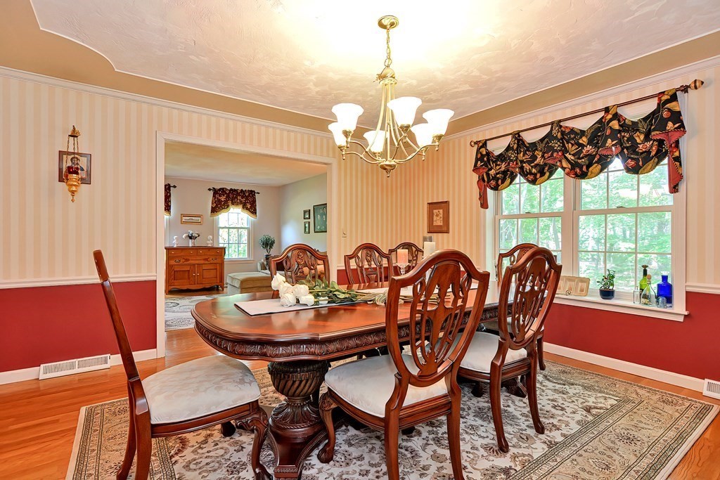 2 Harrison Place Franklin, MA 02038 - Photo 6 of 34 a dining room with furniture a large window and wooden floor