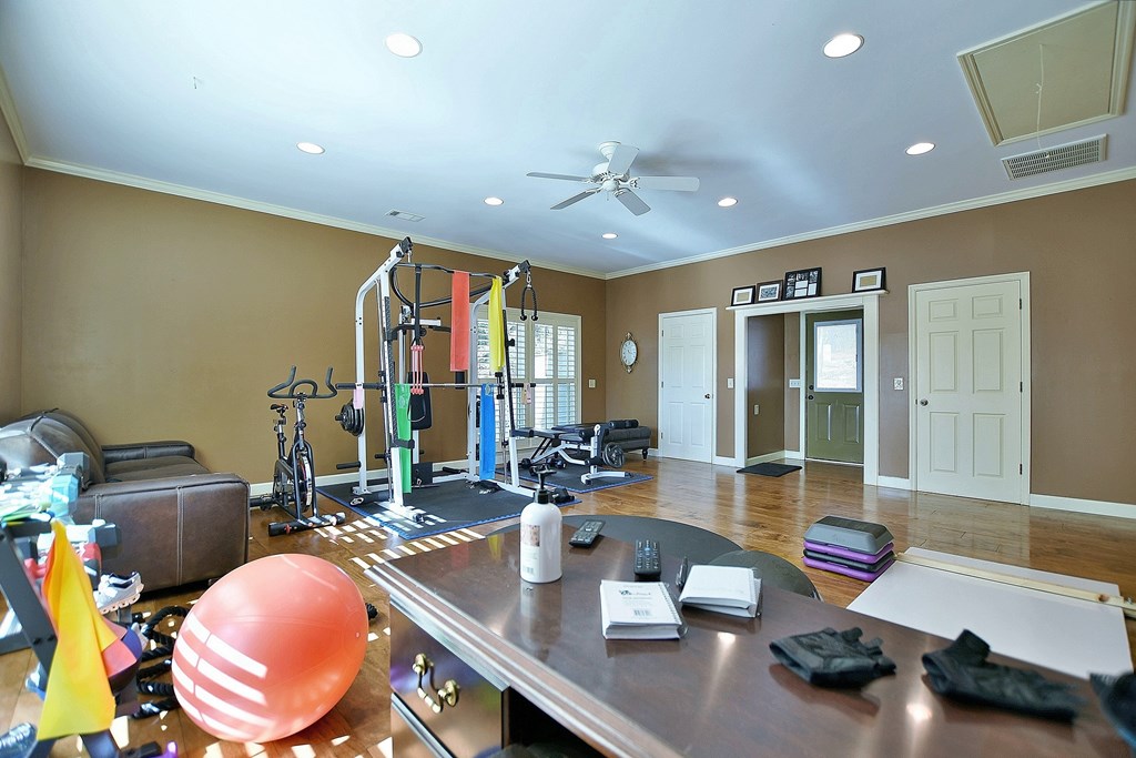 9234 River Road Fortson, GA 31808 - Photo 24 of 49 Exercise room with door to back yard