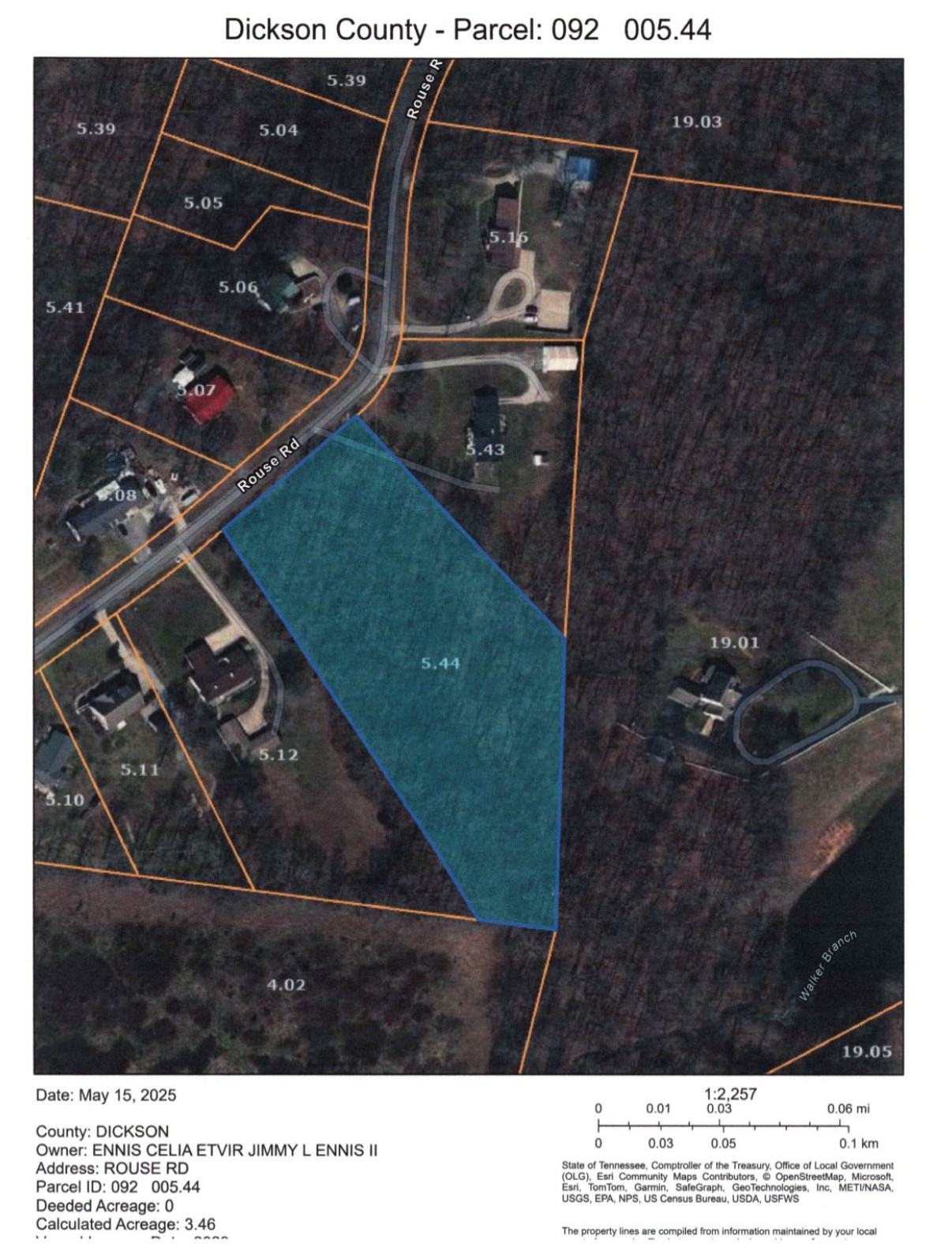 0 Rouse Road Dickson, TN 37055 - Photo 5 of 11 a black and white photo of a room