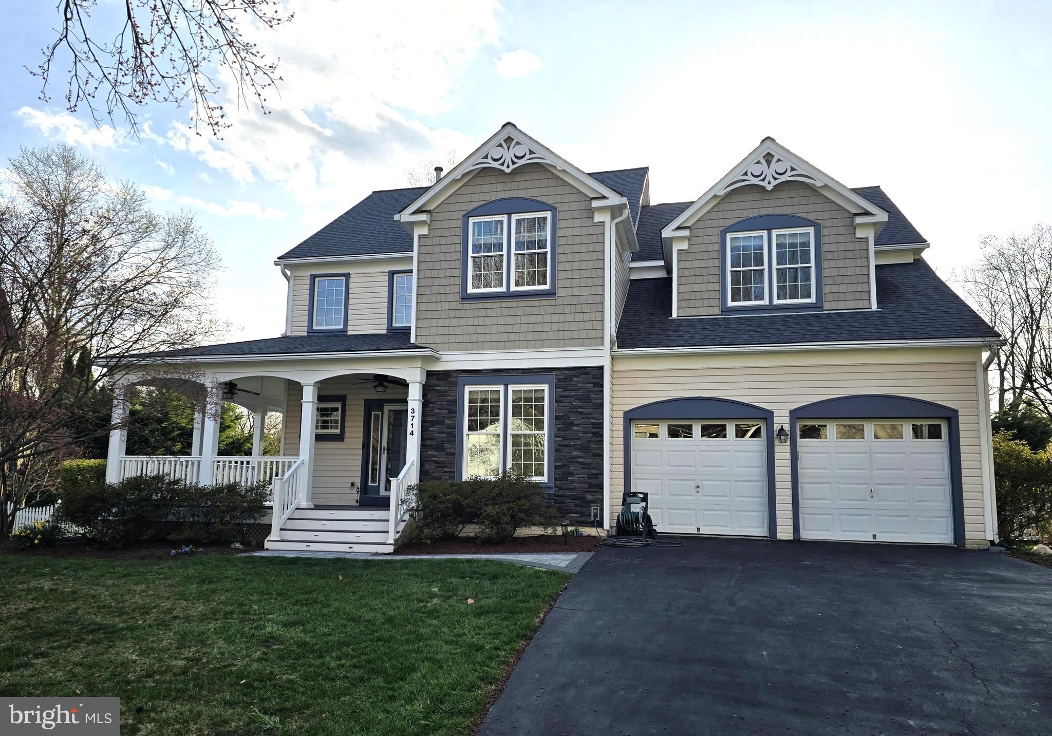3714 Monitor Place Olney, MD 20832 - Photo 2 of 49 a front view of a house with a yard