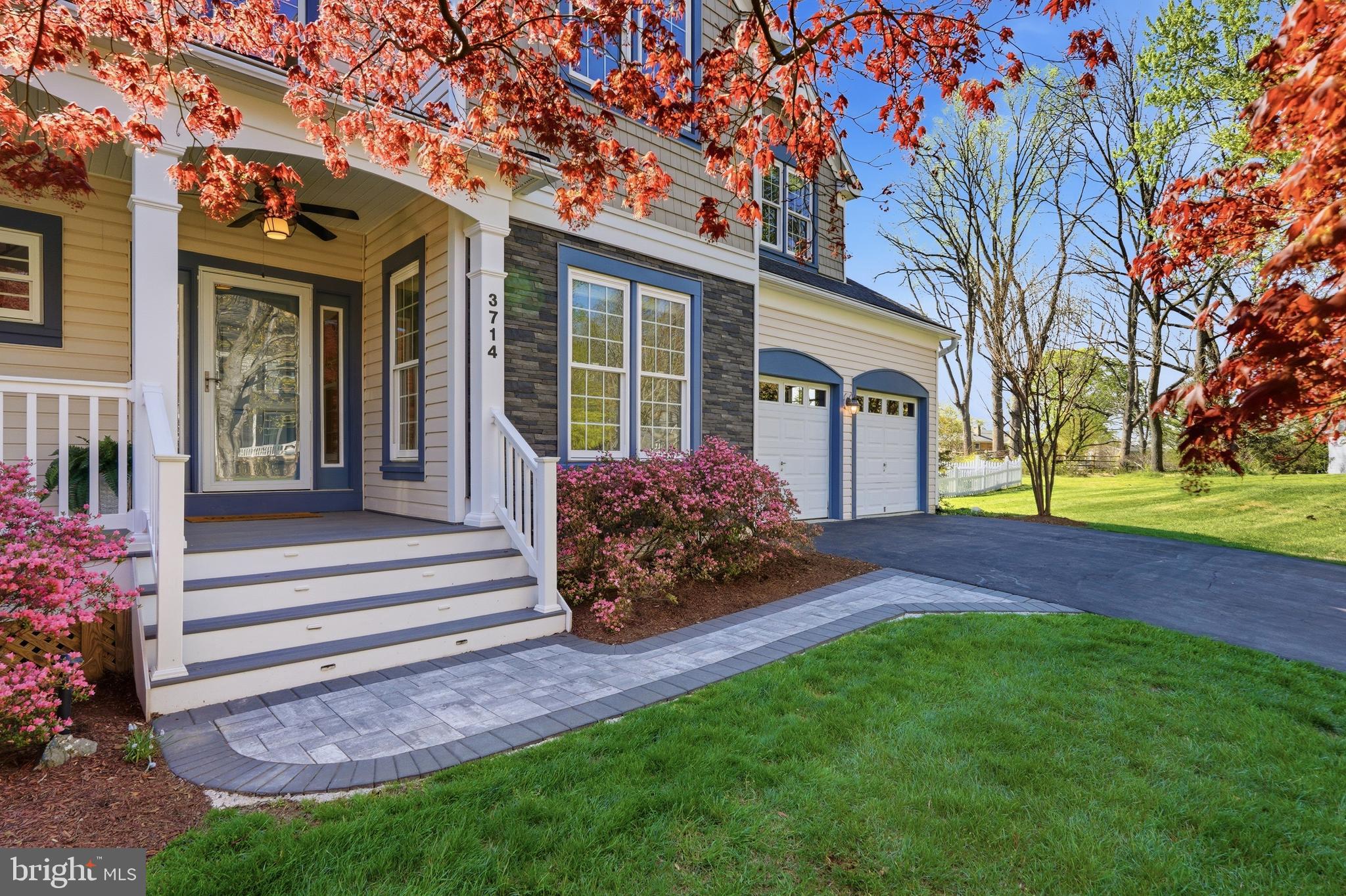 3714 Monitor Place Olney, MD 20832 - Photo 5 of 49 a front view of a house with garden