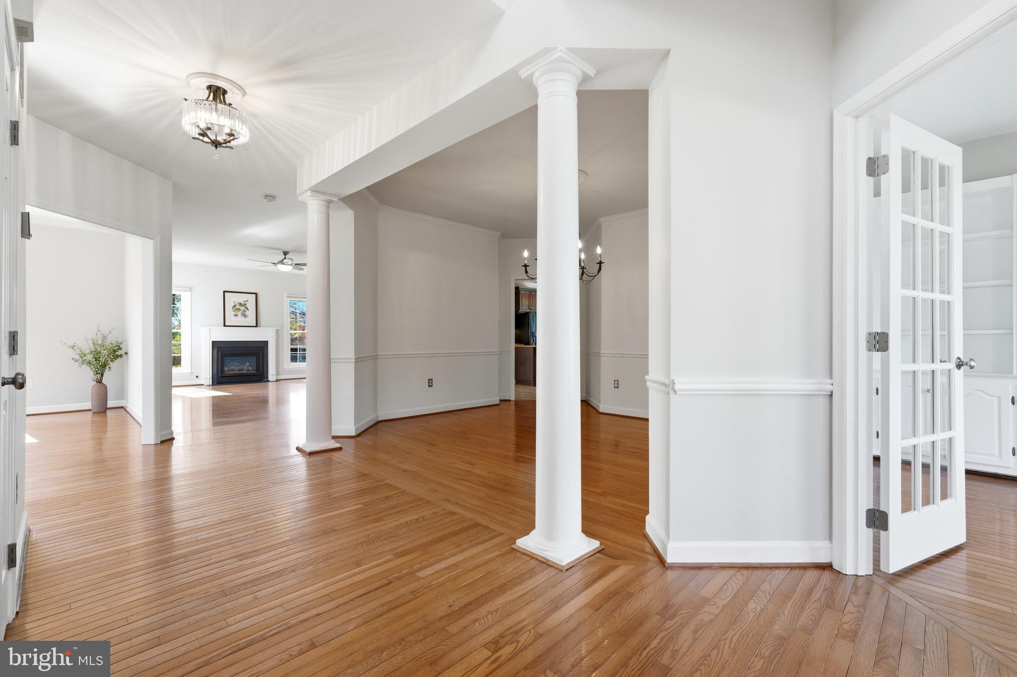 3714 Monitor Place Olney, MD 20832 - Photo 8 of 49 a view of a hallway with wooden floor