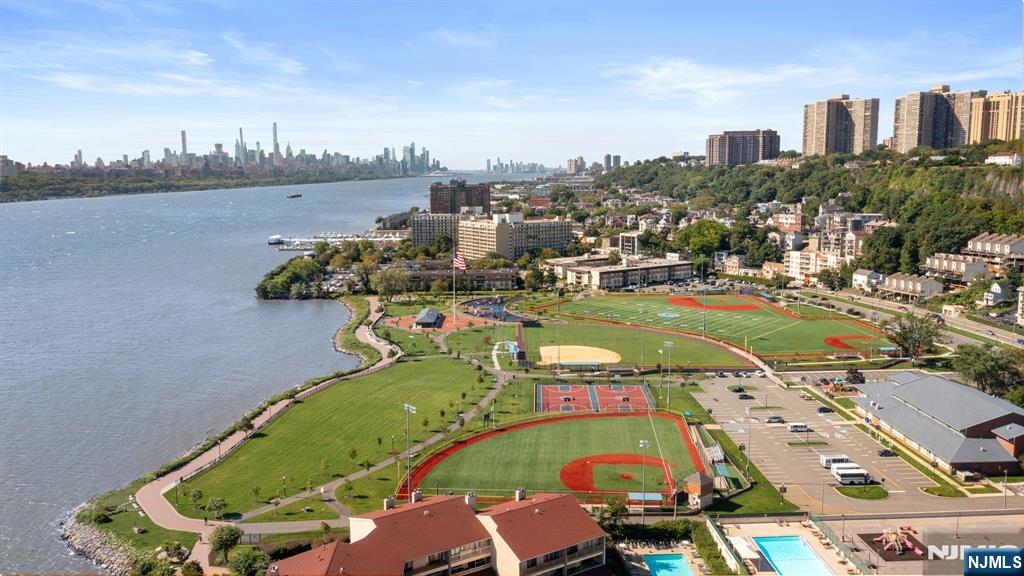 1055 River Road, Unit PH 8 Edgewater, NJ 07020 - Photo 30 of 30 an aerial view of a city
