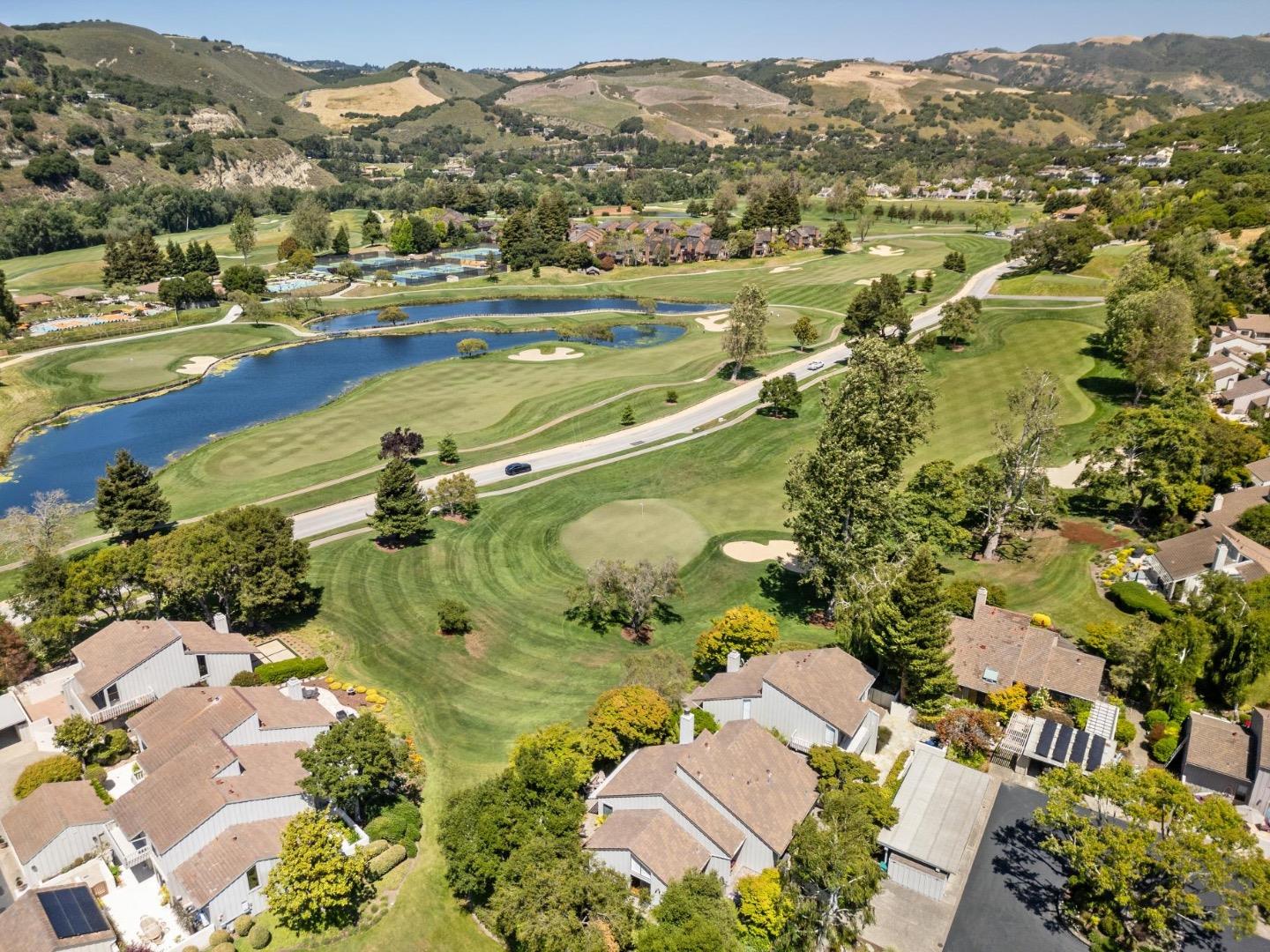 9546 Maple Court Carmel, CA 93923 - Photo 25 of 36 an aerial view of residential houses with outdoor space