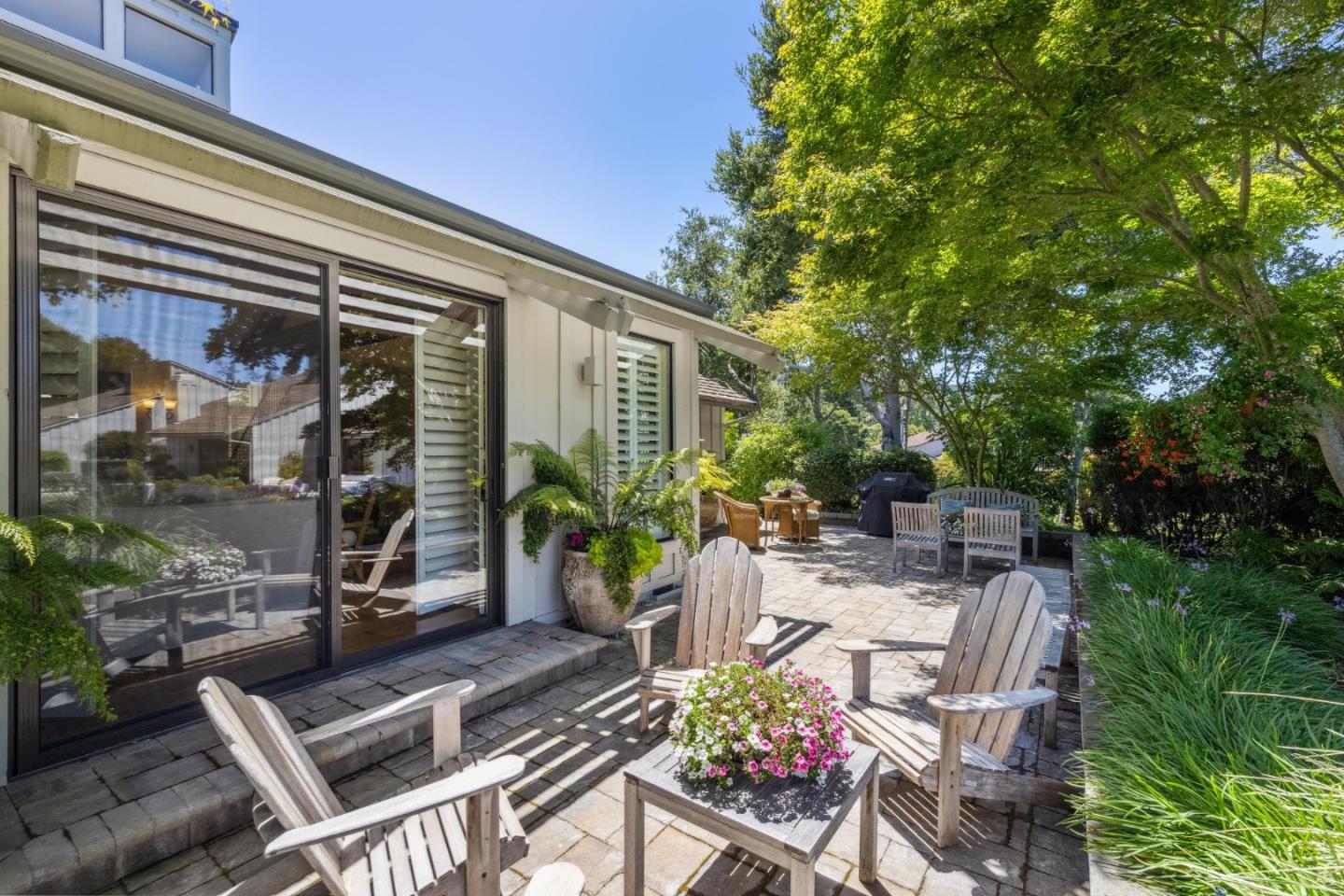 9546 Maple Court Carmel, CA 93923 - Photo 28 of 36 a view of backyard with outdoor seating and plants