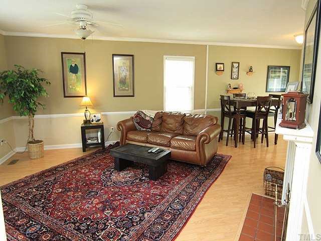 5312 McCormick Road Durham, NC 27713 - Photo 3 of 12 Large Family that is open to the Breakfast & Kitchen, which is very hard to find in a house built the the late 1970's